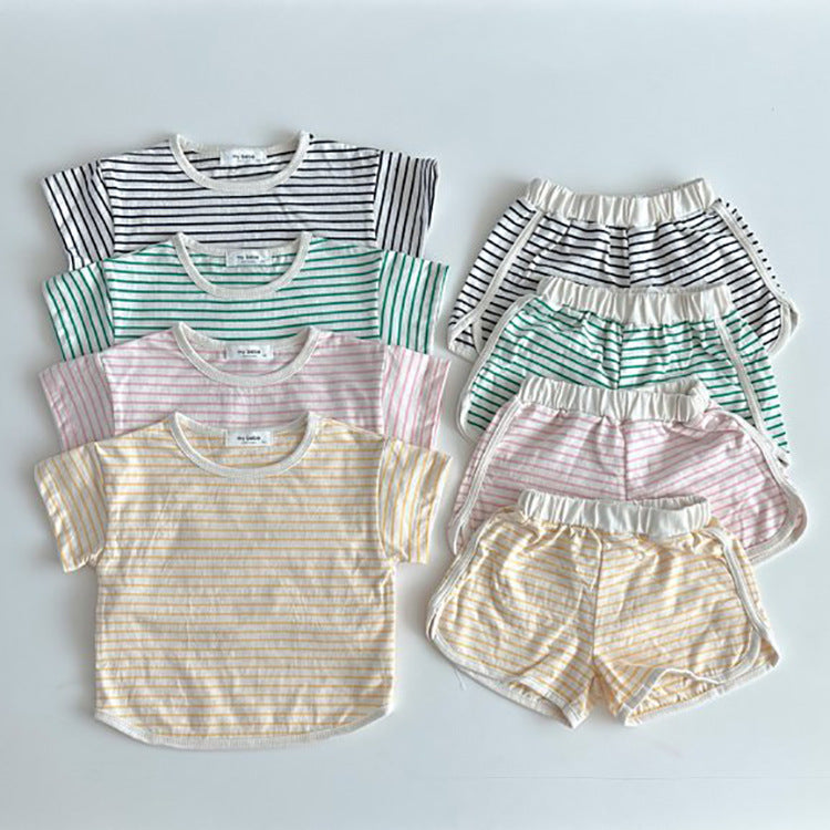 Kids Striped Homewear Set for Cool, Comfy Days