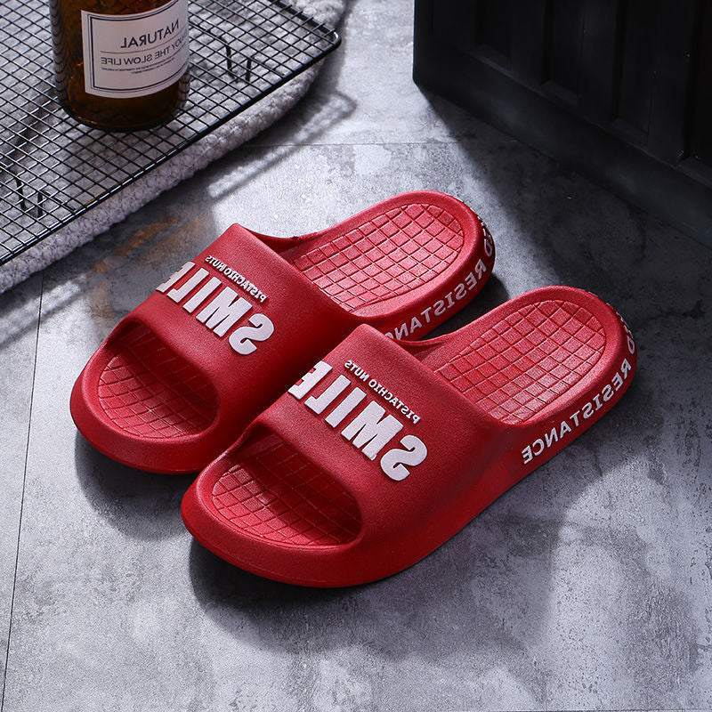 Lightweight Smiley Summer Slippers for Daily Wear