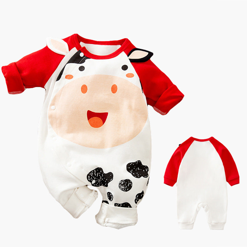 Cute Baby Cartoon Romper for Cozy Crawling Days