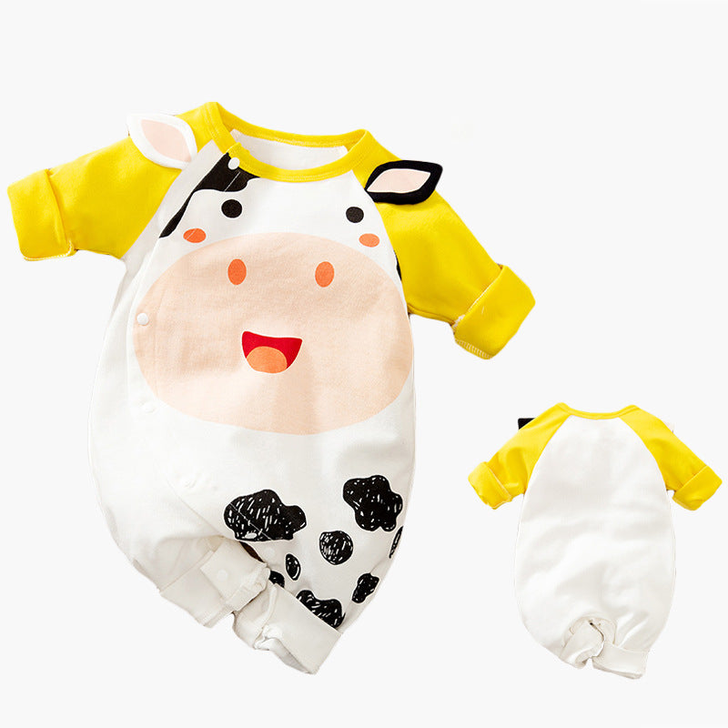 Cute Baby Cartoon Romper for Cozy Crawling Days