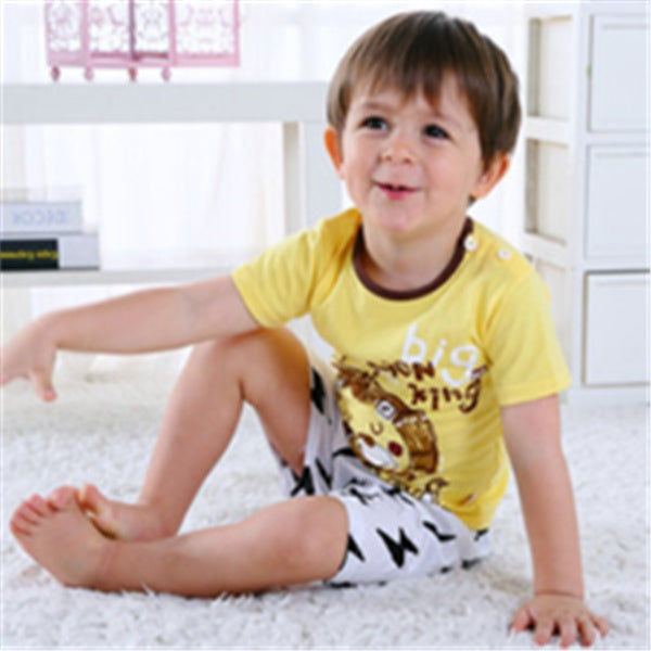 Adorable Cartoon T-Shirt Set for Baby Summer Days