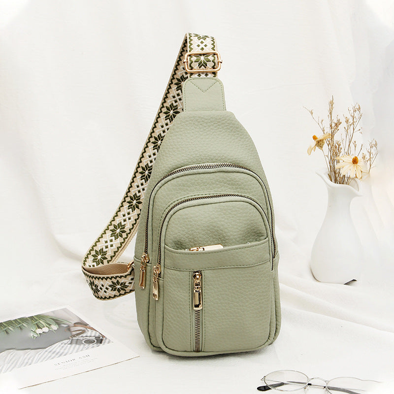 Retro-Style Soft Leather Crossbody Bag  Light, Stylish & Practical