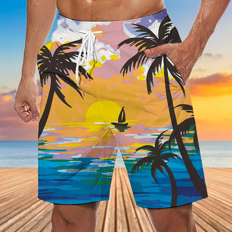 All-Day Comfort Men’s Summer Beach Shorts