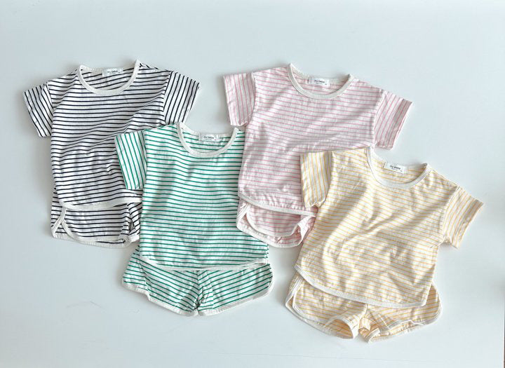 Kids Striped Homewear Set for Cool, Comfy Days