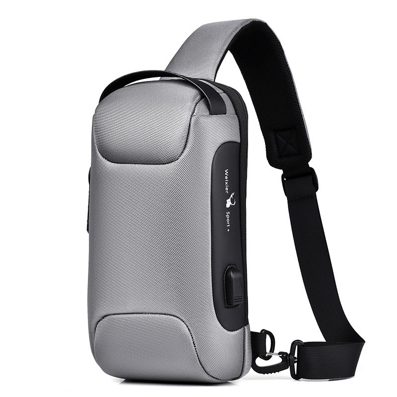 Secure on the Go: Waterproof Anti-Theft USB Crossbody Bag