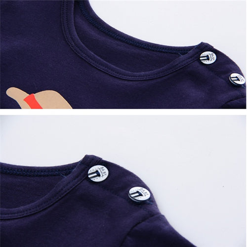 Adorable Cartoon T-Shirt Set for Baby Summer Days