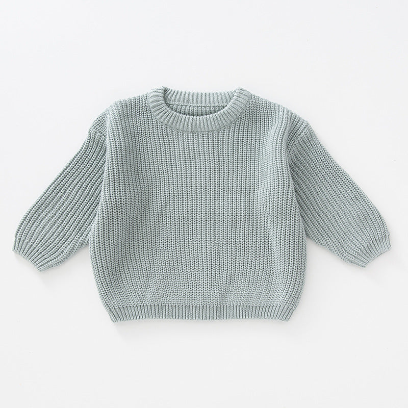 Warm and Cozy Children’s Knitted Pullover Sweater