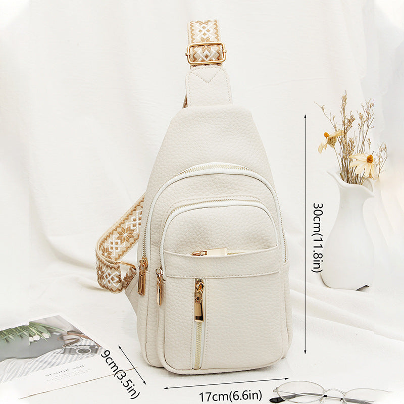 Retro-Style Soft Leather Crossbody Bag  Light, Stylish & Practical