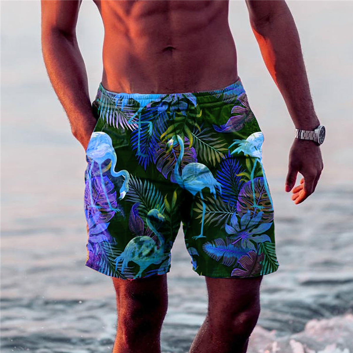 All-Day Comfort Men’s Summer Beach Shorts