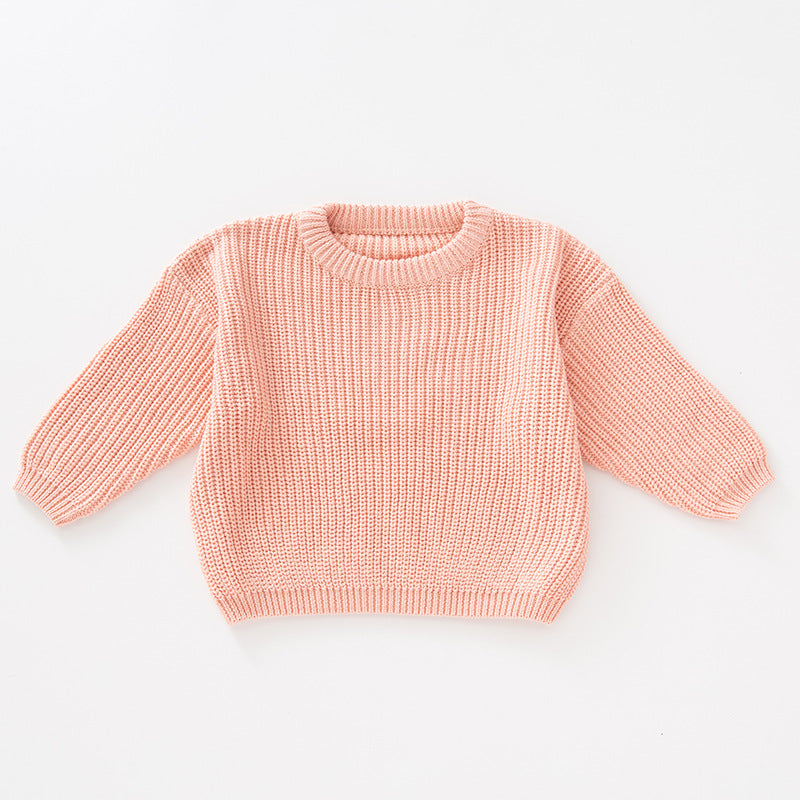Warm and Cozy Children’s Knitted Pullover Sweater