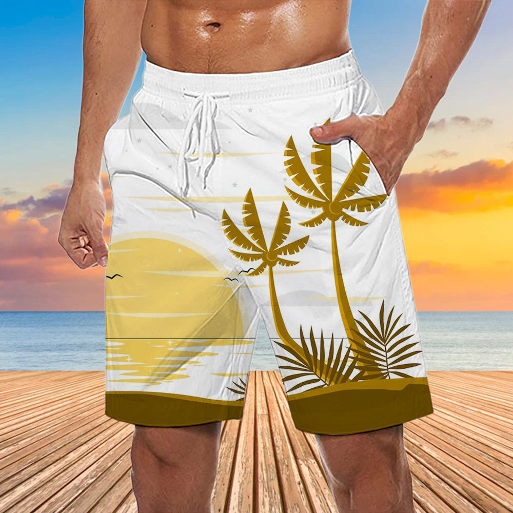 All-Day Comfort Men’s Summer Beach Shorts