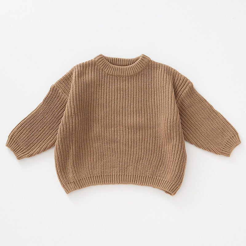 Warm and Cozy Children’s Knitted Pullover Sweater