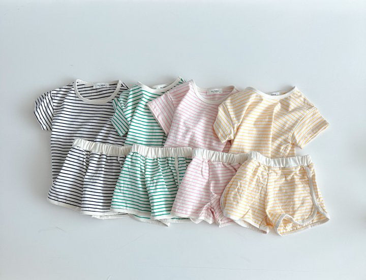 Kids Striped Homewear Set for Cool, Comfy Days