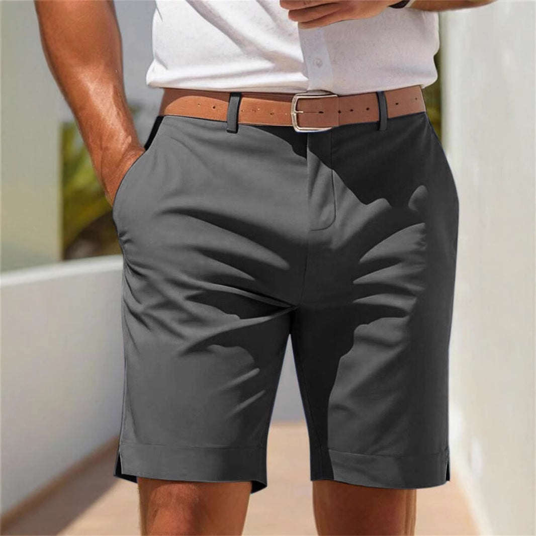 Elegant Casual Men’s Summer Business Shorts