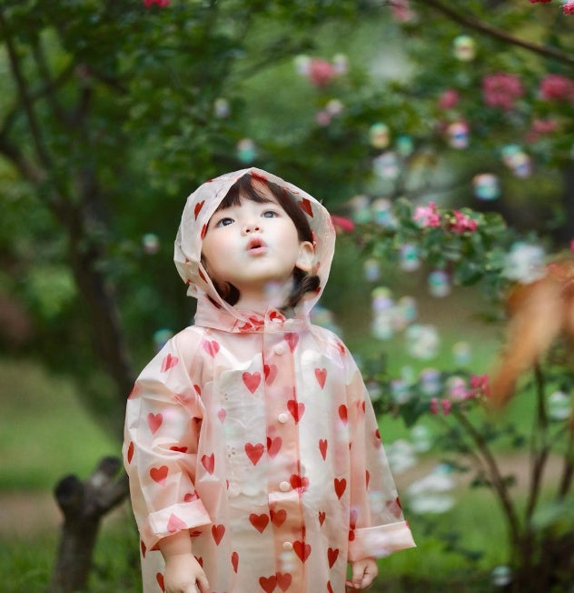 Easy-Wear Kids Waterproof Poncho for Rainy Adventures