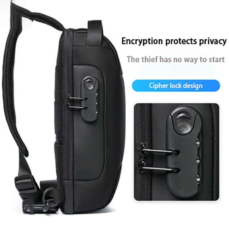Secure on the Go: Waterproof Anti-Theft USB Crossbody Bag