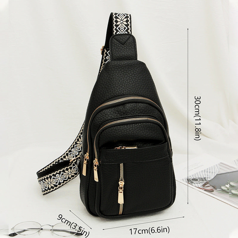 Retro-Style Soft Leather Crossbody Bag  Light, Stylish & Practical