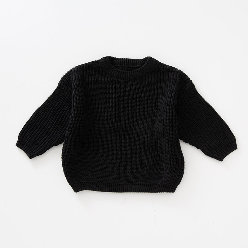 Warm and Cozy Children’s Knitted Pullover Sweater