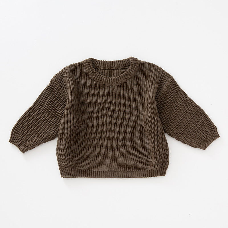 Warm and Cozy Children’s Knitted Pullover Sweater