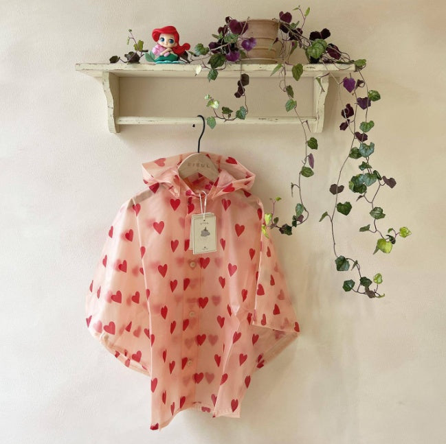 Easy-Wear Kids Waterproof Poncho for Rainy Adventures