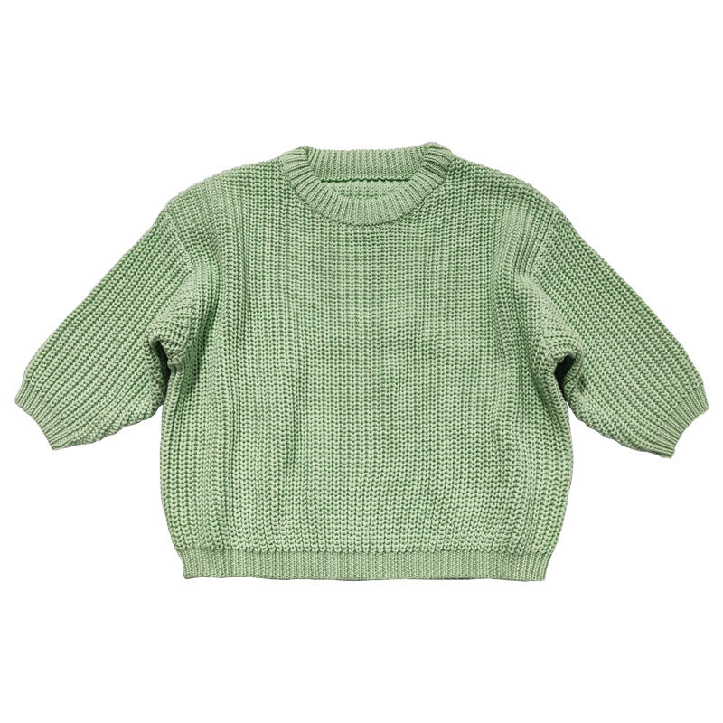Warm and Cozy Children’s Knitted Pullover Sweater