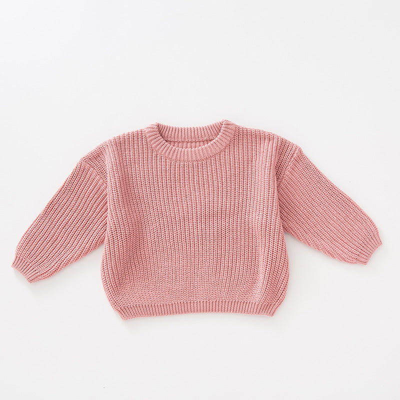 Warm and Cozy Children’s Knitted Pullover Sweater